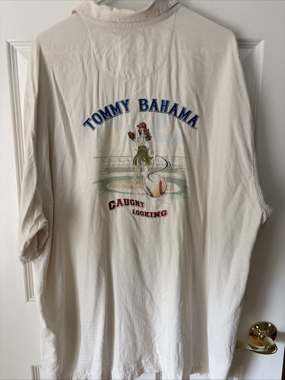 Tommy Bahama Short Sleeve Boston Red Sox Collectible Button Shirt Embroidered3XL
